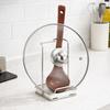 Stainless Steel Pot Lid Rack Non-Tipping Spoon Rest Shelf Modern Spatula Holder  Restaurant