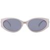 Light Grey Mirrored Black Oval Ladies Sunglasses Ve2263 12666g 56