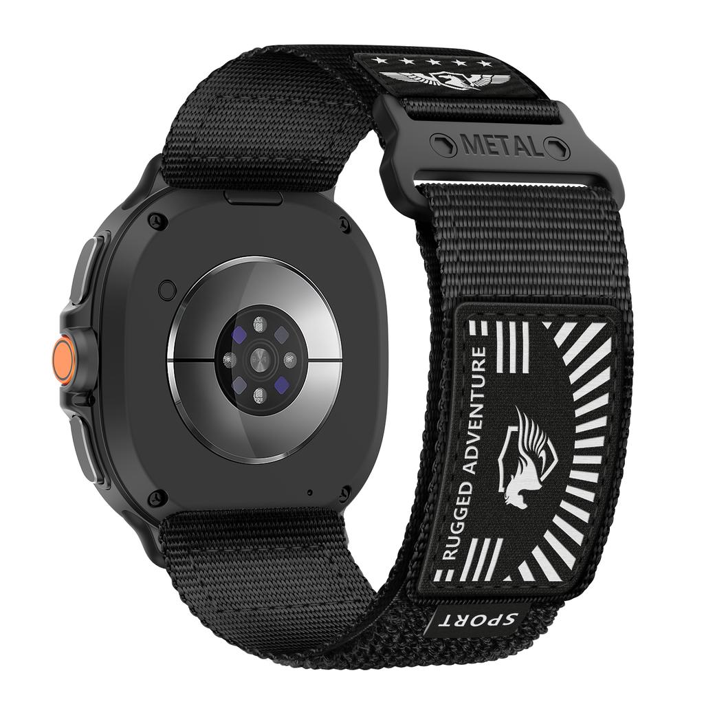 Rugged Nylon Straps For Samsung Galaxy Watch 8/8 classic40mm 44mm 46mm Sport belt correa pulseira Bracelet Galaxy Watch 8 Band