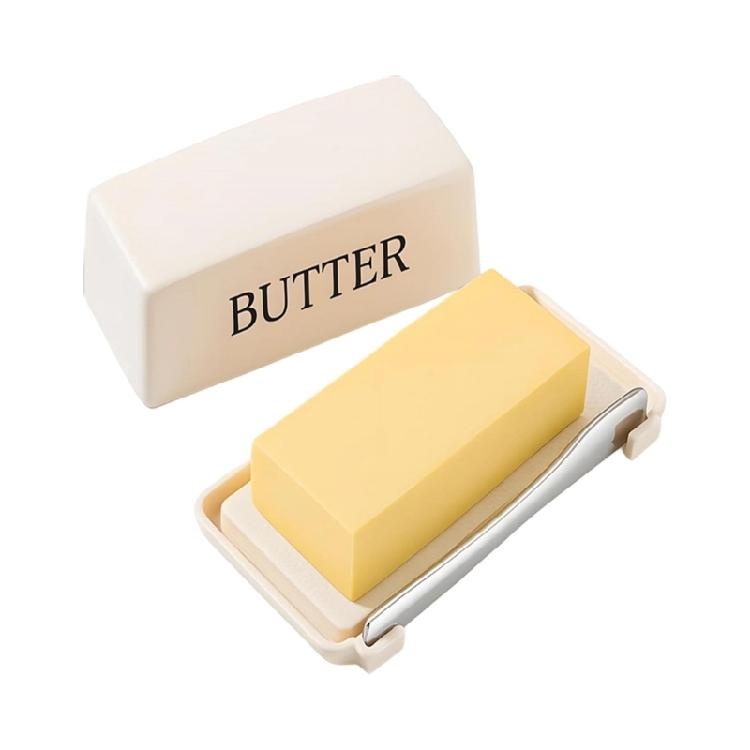 Butter Storage Container Builts In Slicers Airtights Seal Dishwasher Safe Refrigerator Accessory