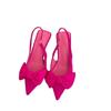 Fashion Women Shoes 2024 Spring New Butterfly Knot Women Slingbacks Heels Shoes Sexy Dress Thin Heel Pointed Toe Ladies High Heels Women