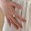 Exquisite Adjustable Hyacinth Lily Flower Ring for Women – Fashionable Open Index Finger Style