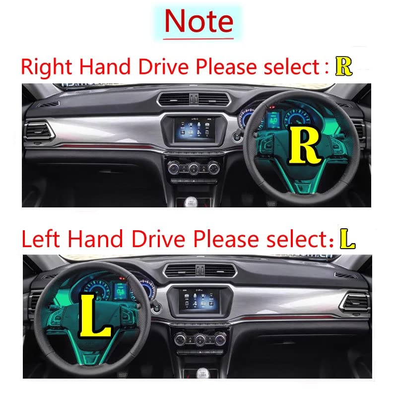 Car Dashboard Mat, Compatible with Toyota Allion/Premio 2007-2021 LHD/RHD Interior Dashboard Cover Auto Dash Mat Carpet Sunshade Pad