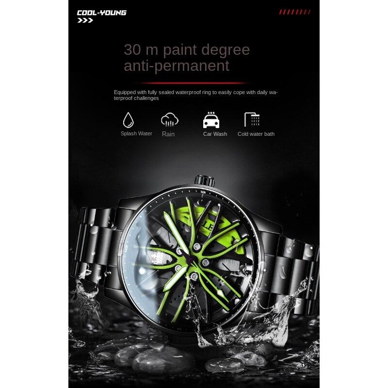 OLEVS Brand Watch Fashion Trend with Hollow-out Luminous Waterproof Quartz Watch Men's Watch Men's Watch