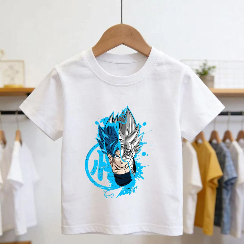 Dragon Ball Goku Anime Print Tops 2026 Summer New Tshirt Unisex Dragon Ball Sports Kids Tshirt