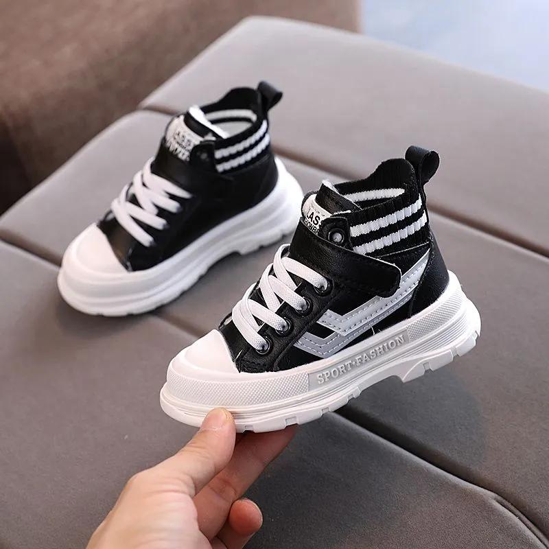 

Дитяче взуття Дитяче взуття з плюшем Бавовняне взуття Взуття для походів Зимові черевики Martin Snow Boots 24 чорний