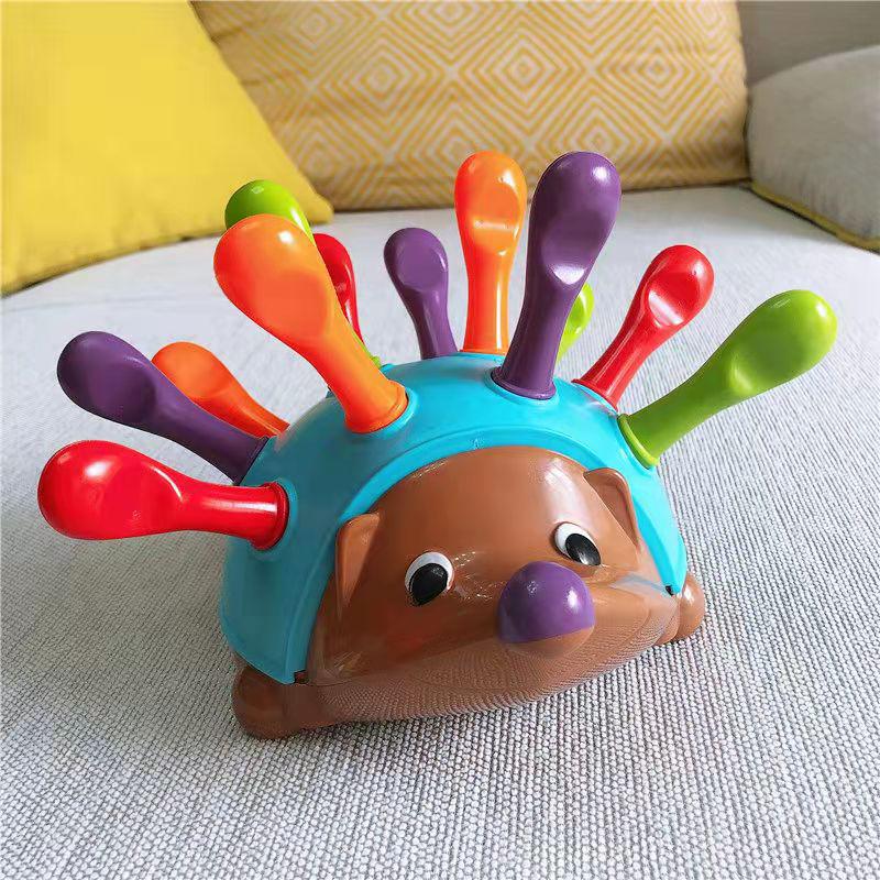 Hedgehog Puzzle Toy for Kids: Develops Fine Motor Skills & Hand-Eye Coordination