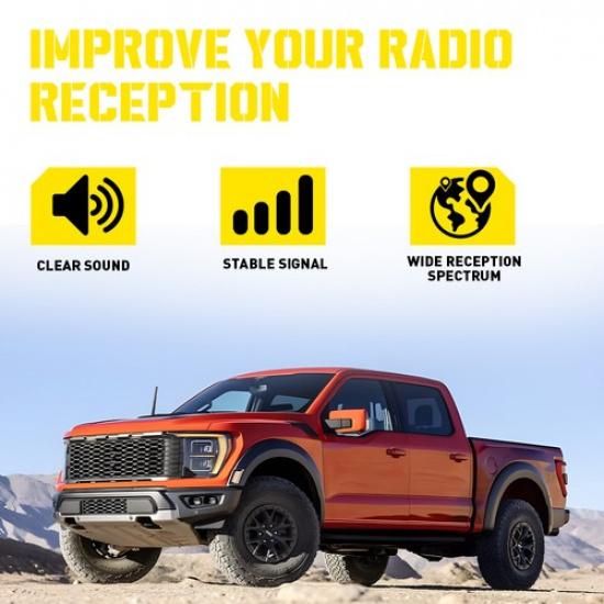 7" Short Black Radio AM/FM for TOYOTA Antenna TUNDRA 2000 2002 Mast 2003-