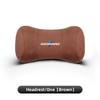 AAAOS1 Car Suede Headrest Memory Cotton Cervical Spine Protection Pillow For BMW Performance X4 X5 X6 X7 E28 E90 GT G30 M4 M5 F07 F34
