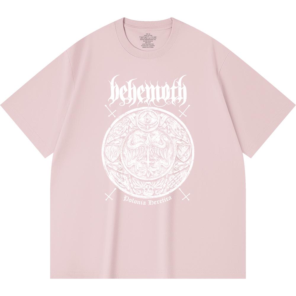 230 Gsm 100% Cotton Heavy Metal T-Shirt Rock Band Popular Music Print Unisex Heavy Cotton T Shirt