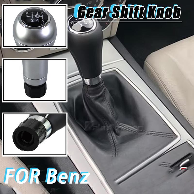 Manual 6 Speed Car Shift Gear Stick Knob For Mercedes/Benz W203 S203 CL203 W209 W204 C204 C63 C300 C250 W207 Gear Stick Knob