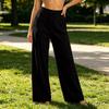 Women's High Waisted Wide Leg Pants with Pockets Casual Color Athletic Joggers