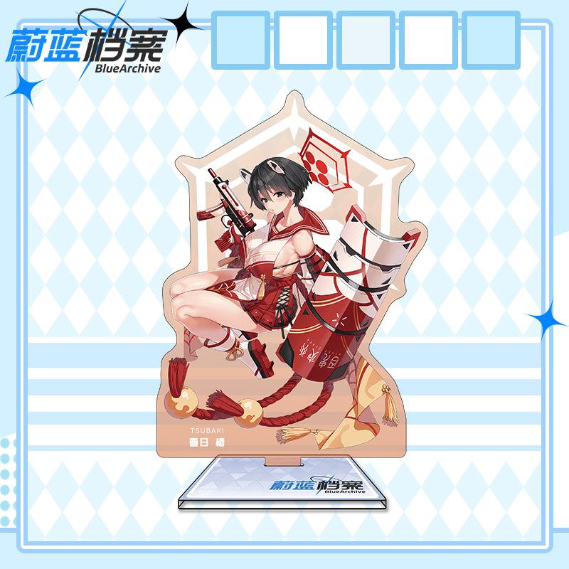 16cm Height Blue Archive Acrylic Stand Character Figurine