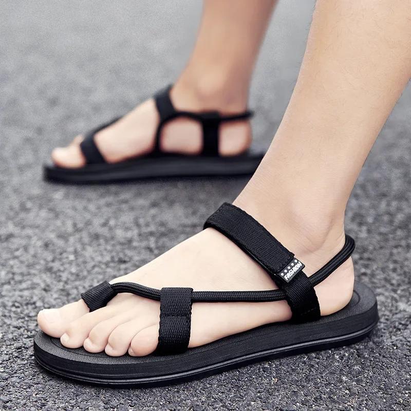 Fashion Summer Fashion Men SandalsRoman Outdoor  Beach Comfortable Shoes Flip Flops Slip on Flats Opened Toe Sports Slippers 2025