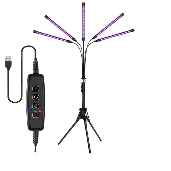 Cross Clip Full Spectrum Grow Light with USB Timer & Remote Control