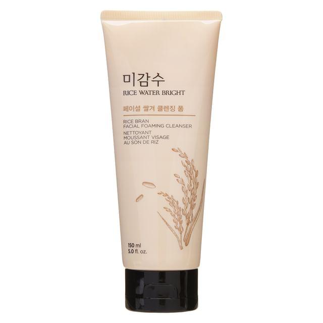 The Face Shop Очищающая пенка для лица с рисовыми отрубями Rice Water Bright 150ml