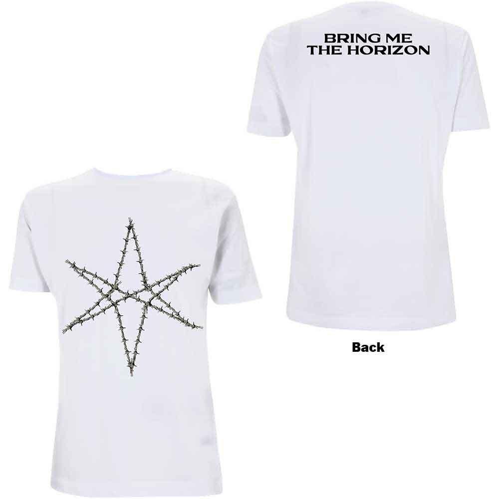 Bring Me The Horizon Barbed Wire T-Shirt White New Unisex T-Shirt XXXXL