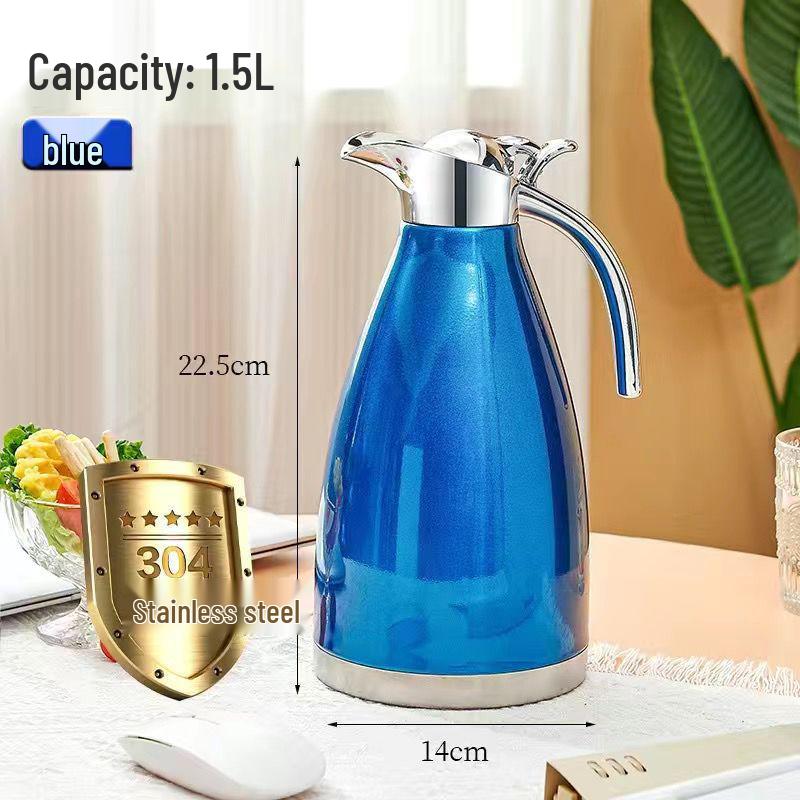 304 Stainless Steel Large Capacity Teapot Thermos Flask for Hotels and Restaurants