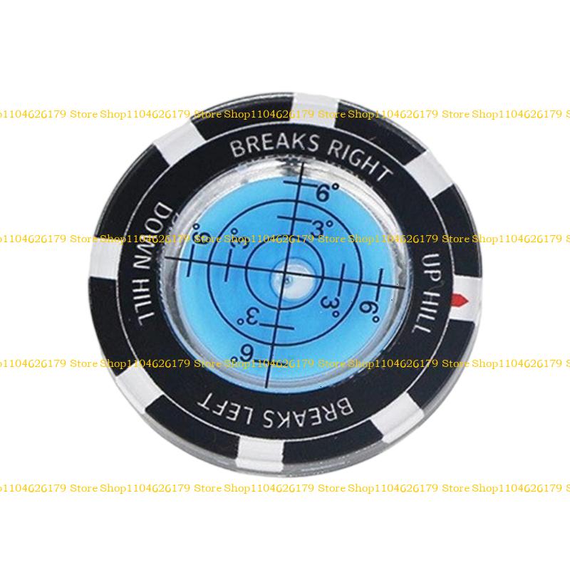 A1A2 Durability Double Side Golf Marker Multifunctional Light weight Golf Putting Aid