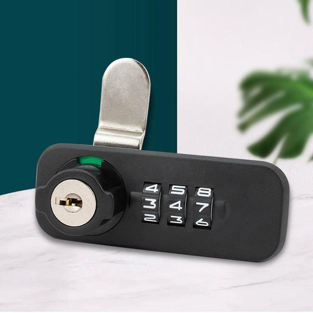 Sinklegering Passordlås 3 Digital Kode Skufflås Ny Kombinasjonslås Skapskuff