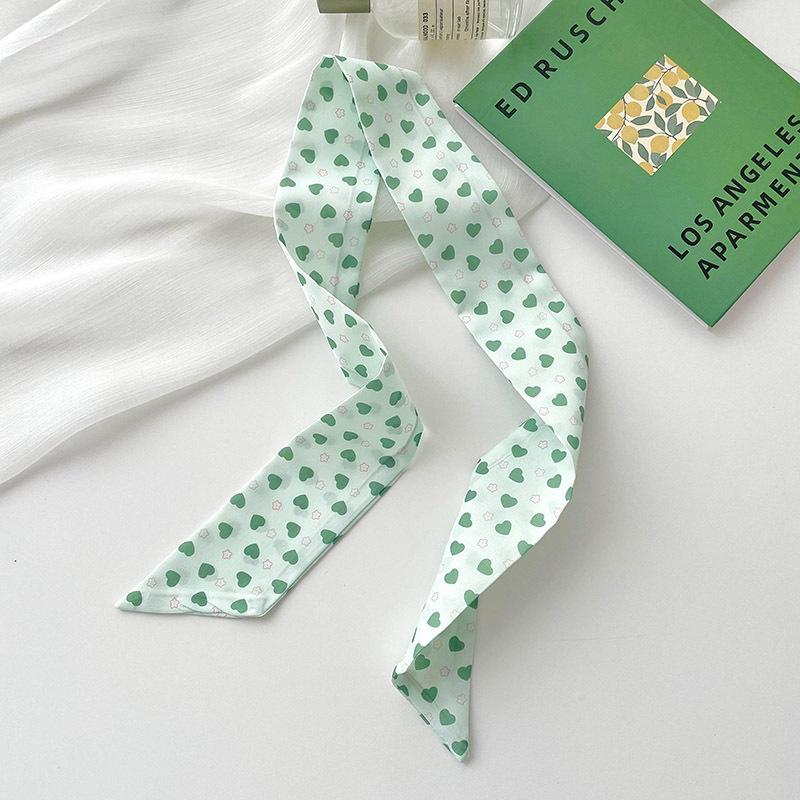Long silk scarf, high-end new versatile hair tie streamer, atmosphere ribbon, spring and summer decorative scarf, tied bag streamer