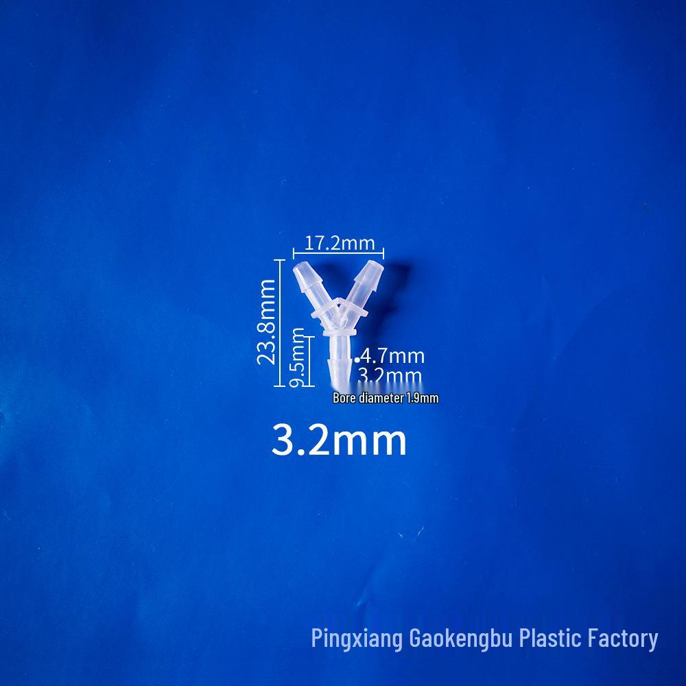 Y-Type Tee Pagoda Rubber Hose Connector for Household Appliances