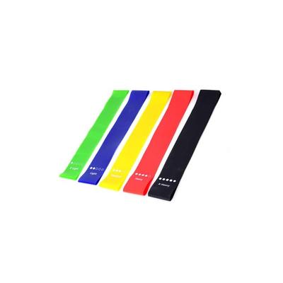 Set of 5 Exercise Bands, Fitness Tubes, Loop Bands, Strength Range
