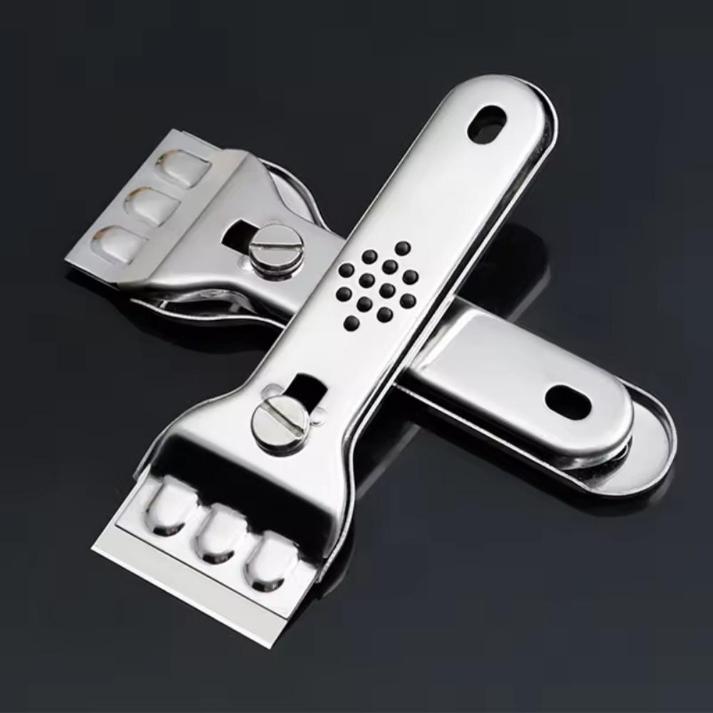 Edelstahl-Reinigungsschaberklinge Glas Küche Keramikfliesen Dekontaminationsschaber Wandboden Farbschaber Werkzeugmesser