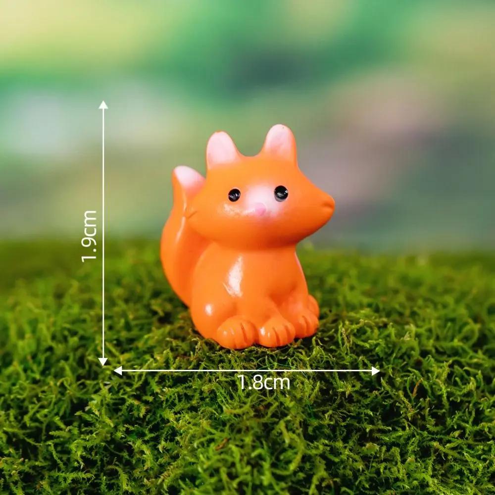 7-style Micro Landscape Simulation Owl Ornaments Resin Crafts Cute Owl Miniatures Cartoon Mini Owl Ornaments Outdoor