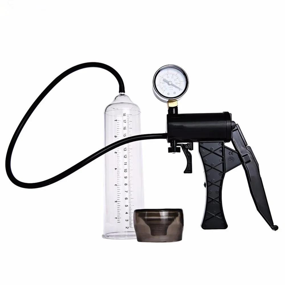 Manual Penis Pump, Vacuum Suction Pump, Male Penis Trainer, Big Cock Negative Pressure Exercise Tool Male Sex Toy 18 Adult Toys