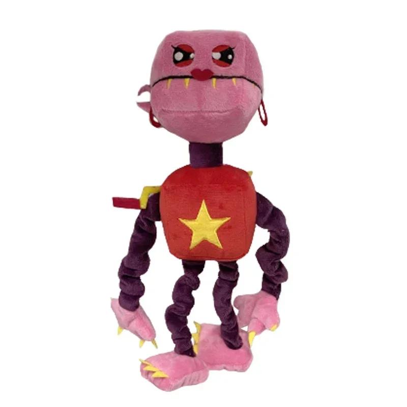 Cartoon Boxy Boo Spielzeug Gruseliges Spiel Peripheriepuppen Roter Roboter Gefüllte Plüschpuppen Weihnachtsgeschenk Sammlerpuppen
