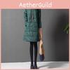 Women Winter Warm Quilted Coat Pullover Dress Long Sleeve Loose Tops Plus Size For Ultimate Comfort And Style