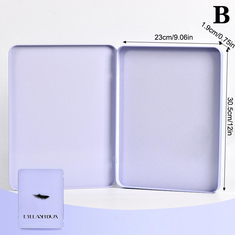 Empty Fake Eyelash Storage Box Reusable False Eyelash Holder Case For Women Professional Container Travel Pallet Lash Holder