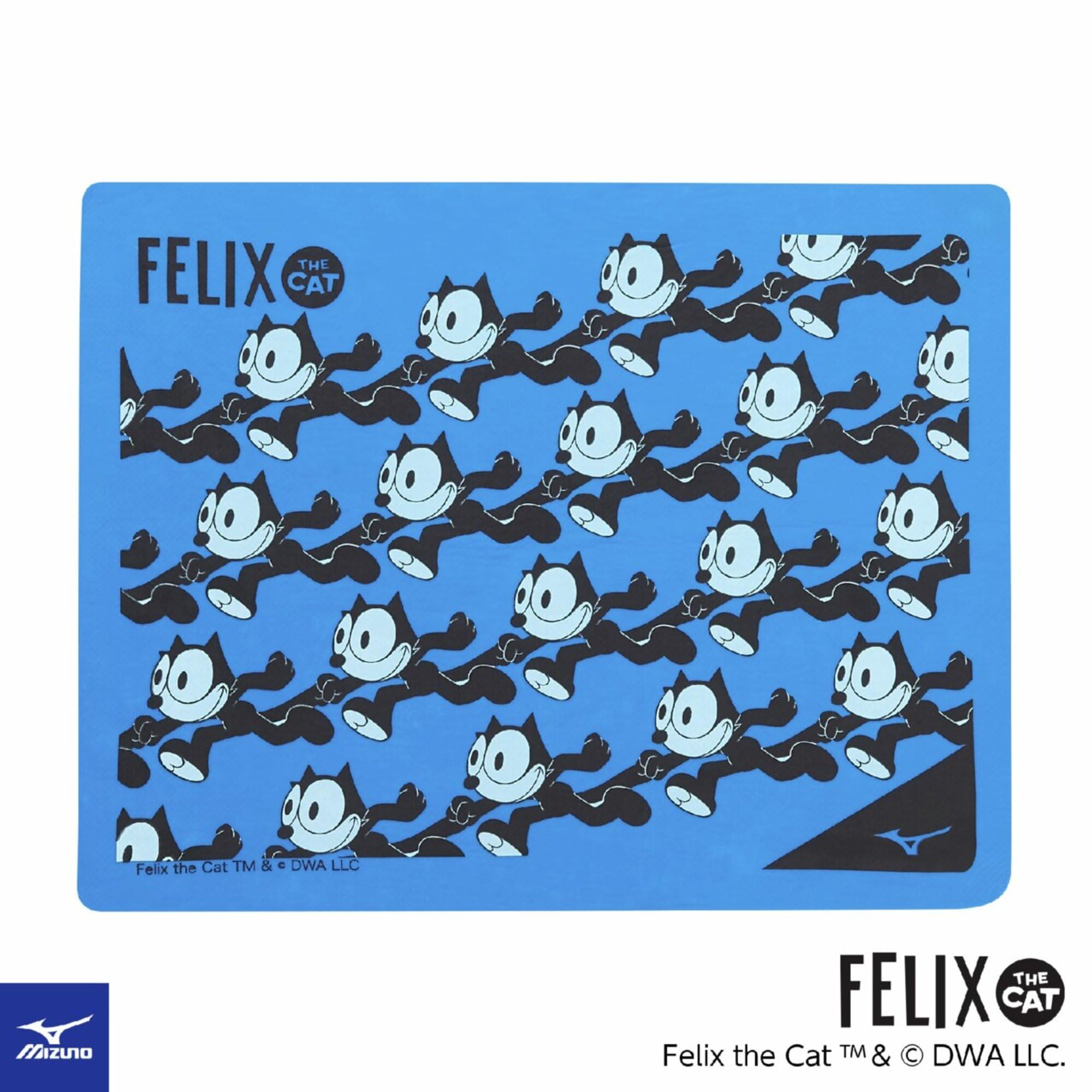 MIZUNO Felix Swim Size for Competitive Swimming Towel, 27, Blue, N2JYD090,