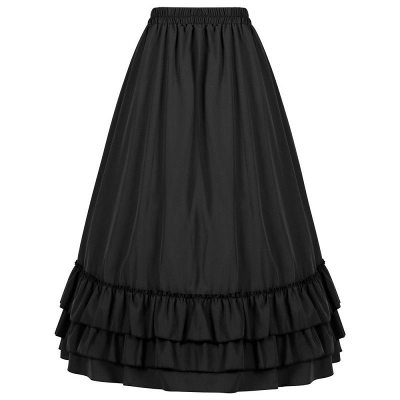 2025 Women's Retro Gothic Victorian Renaissance Performance Skirt