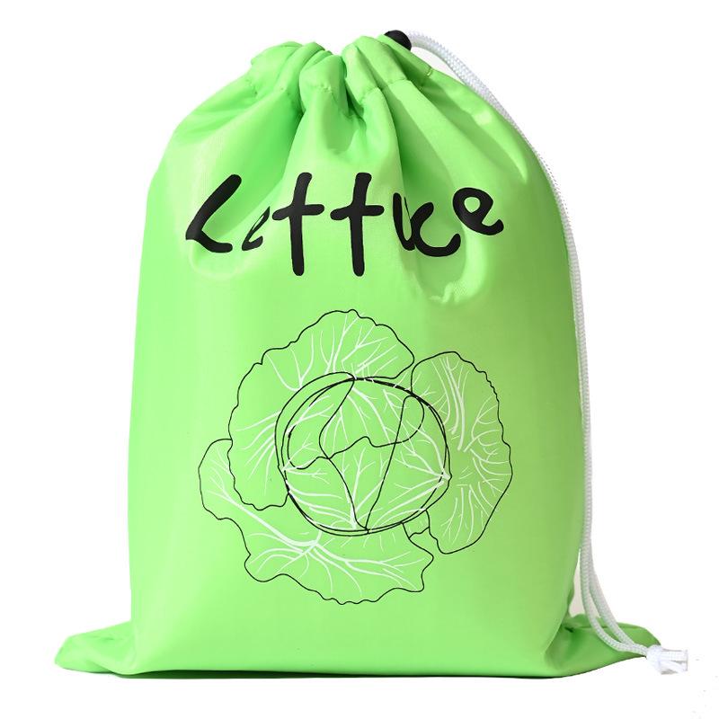 Insulated Drawstring Storage Bag for Fresh Produce and Miscellaneous Items