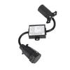 To Trailer Light Converter 7 Pin Socket To 7 Pin with 2 To 3 Wire Converter for RV Caravan Boat 12V