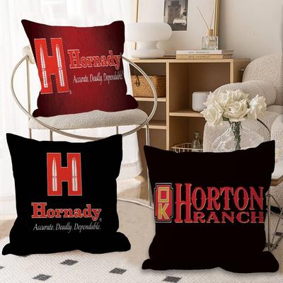HHornady Logo Fashion Pillow Cover for Bedroom Room and Living Room Sofa Decorative Cushion Cover