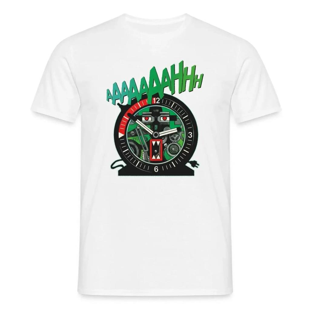 The Three Investigators And The Strange Alarm Clock Men's T-Shirt Vintage Top For Everyday Wear Slightly Soft Stylish Graphic