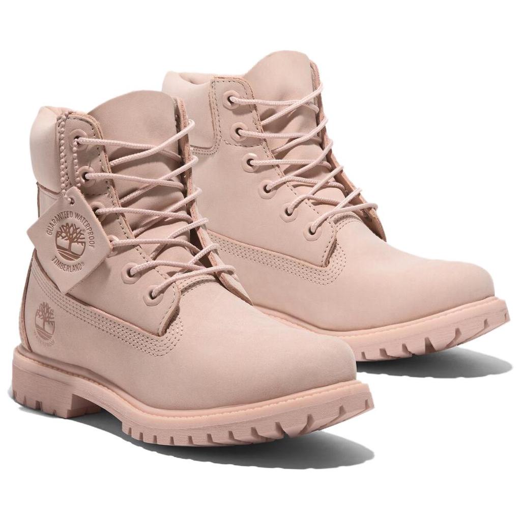 Timberland Premium Series Comfortable Short Martin Boots Women Boots Light-Pink A2HR8EKD