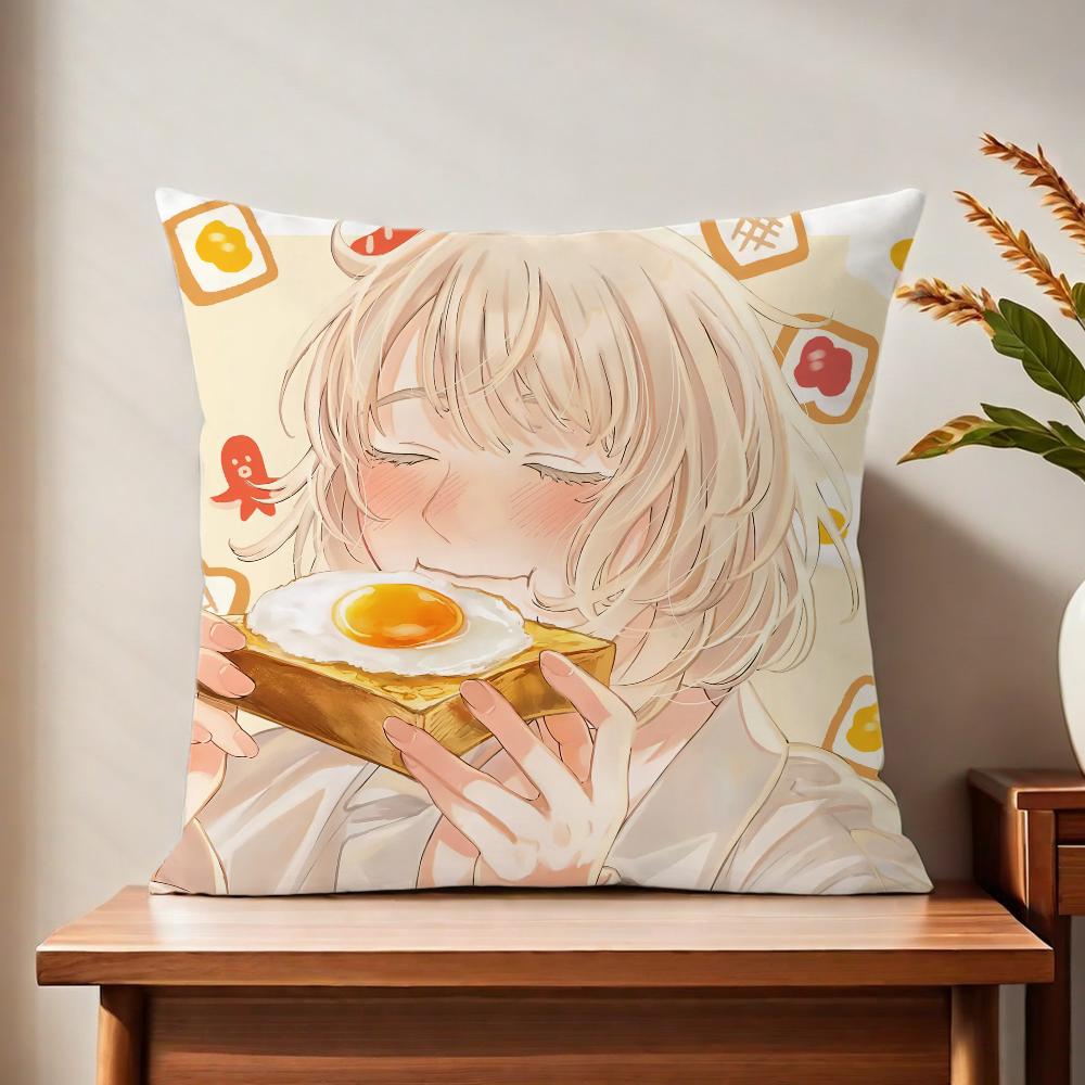 Ddeliciou Anime Ddungeons Cushion Cover For Pillow Printing Sofa Decoration Home Car Room Coffee Shop Office Nordic Simplicity