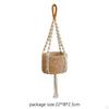 Plant Hanger Macrame Decorative Flower Pot Holder Stand Boho Woven Rope Hanging Planter Basket
