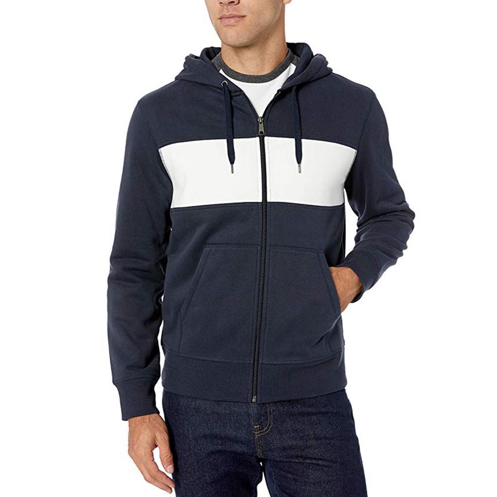 

Мужской Свитшот с Длинным Рукавом Зимний Повседневный Толстовки Топ Блузка Спортивные Костюмы M тёмно-синий