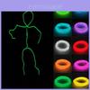 Traje Vibrante de Fio de El Iluminado Tiras Para Adultos E Crianças Perfeito Para Festas de Halloween