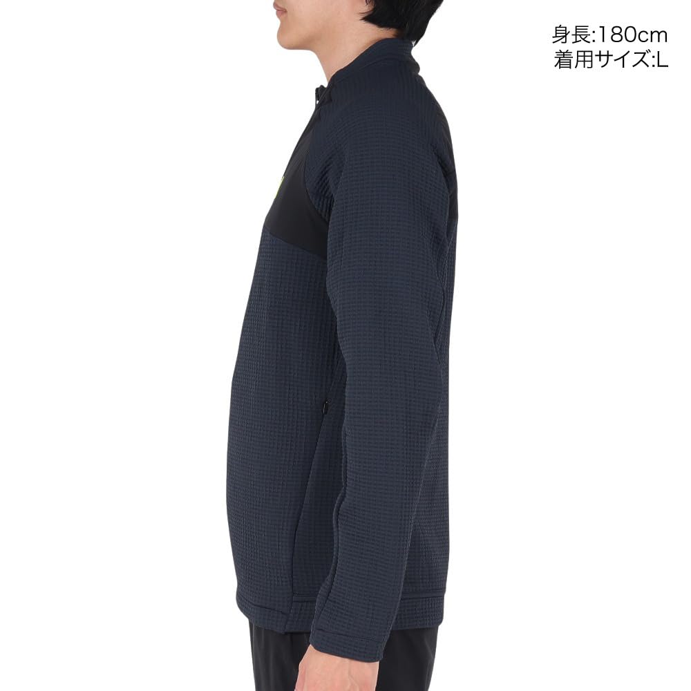 Golf Outerwear Back Graphic Jacket Black O [Adidas] COLD.RDY Men's