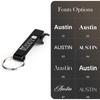 10PCS Bottle Opener Keychain Bulk Free Personalized Name LOGO Corkscrew Key Ring Opener for Graduation Wedding Party Favors
