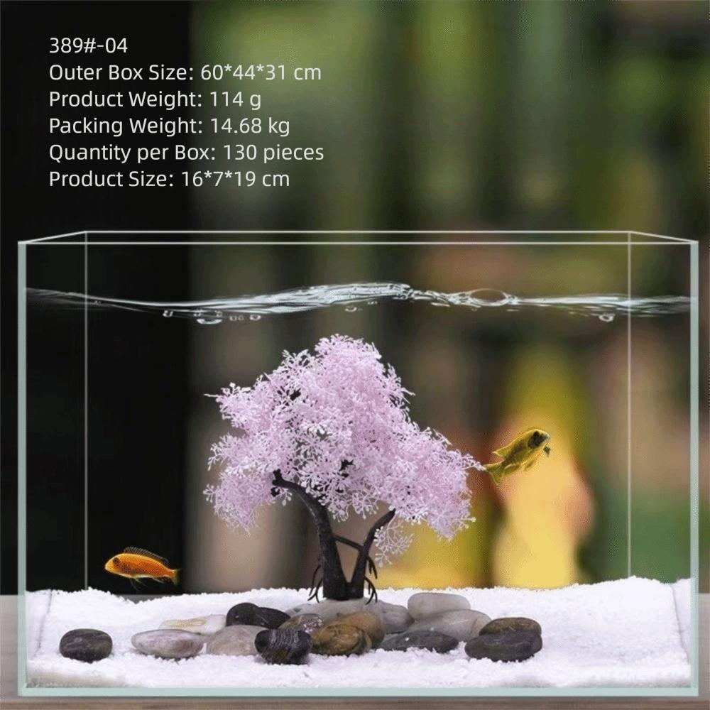 New Realistic Aquarium Fish Tank Decoration Creative Beautiful Aquarium Ornament Fish Tank Decor Pet Fish Habitat