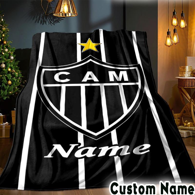 Custom Name Team Spirit Cam Unity Throws Blanket Flannel Blankets for Couch Bed Gifts for Men Women Picnic blanket Christmas fan gifts
