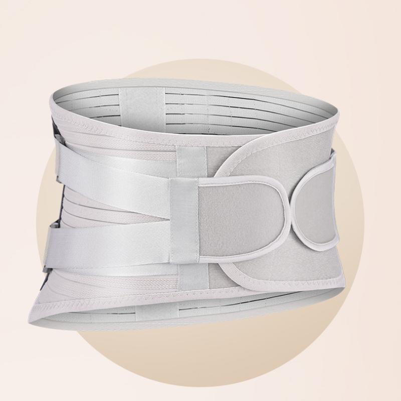 

Защитный пояс из стальной пластины под давлением, дышащий спортивный защитный пояс, фиксированный пояс для поддержки талии для мужчин и женщин, защита для поясницы 2XL серый