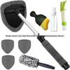 Telescopic Microfiber Car Window Cleaning & Defogging Brush Set